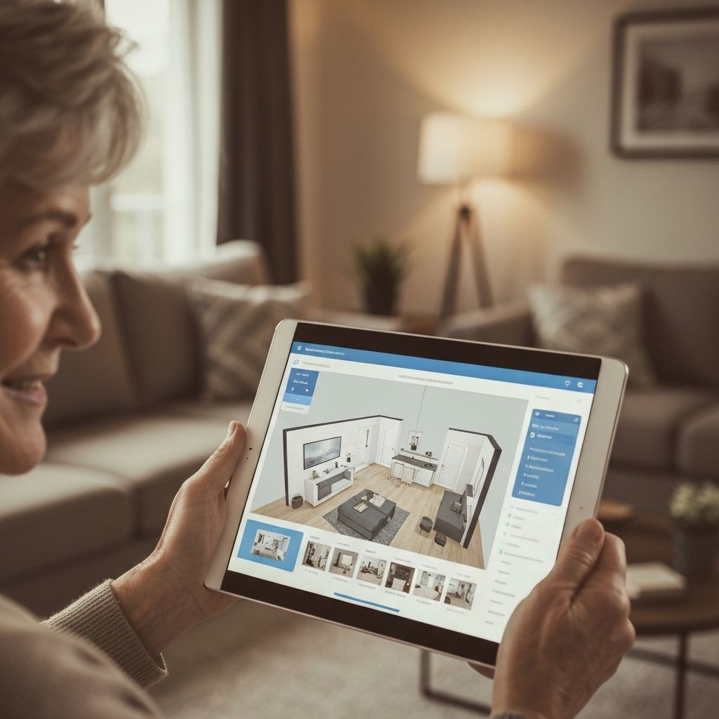 Person using ReHome VR technology